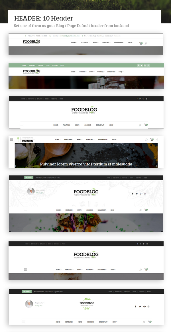 FoodBlog - Chủ đề WordPress cho blog và tạp chí cá nhân - 1